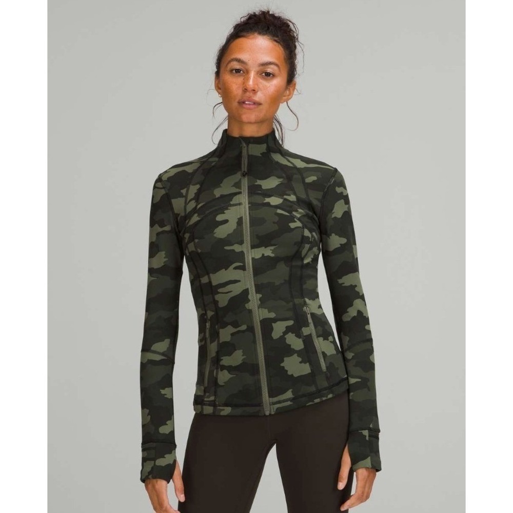 Lululemon Define Jacket *Luon – Size 4 – Heritage 365 Camo Medium Olive Multi - Picture 2 of 7